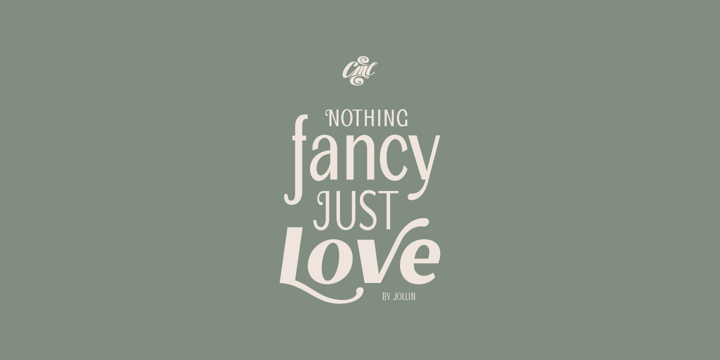 Jollin Family Bold Italic Font preview